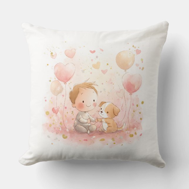 Almofada Personalized Valentine’s Baby Pillow (Frente)