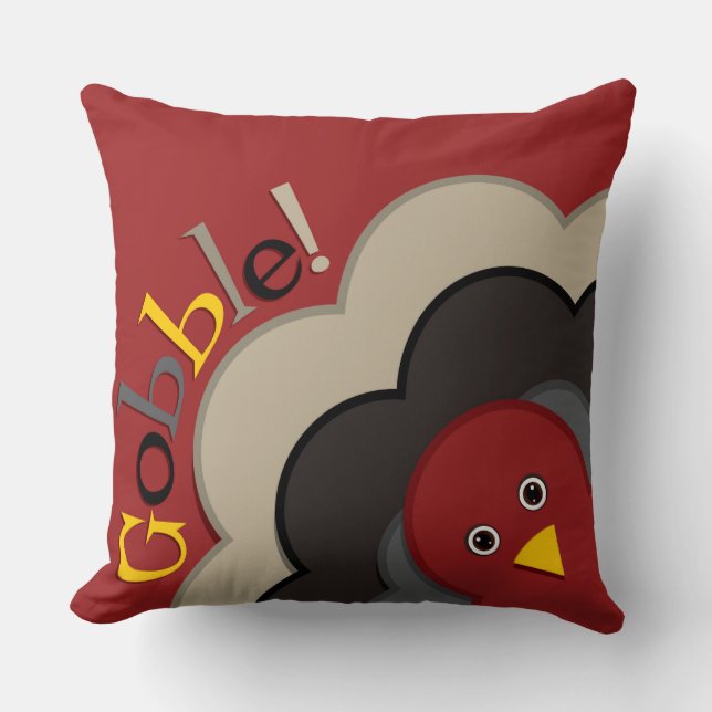 Almofada Peru de ação de graças (Frente)