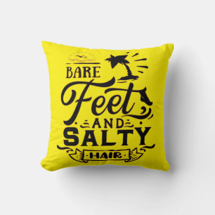 ALMOFADA PÉS RAROS E CABELO DE SALGAS - AMANTE DE PRAIAS