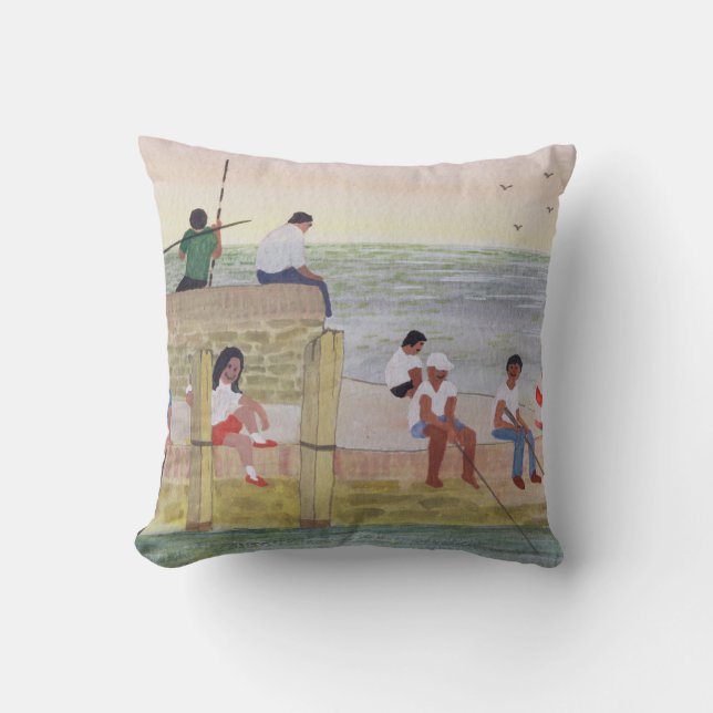 Almofada Pesca crepuscular 1988 (Frente)