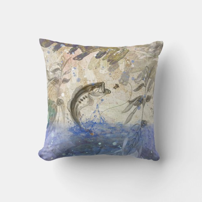 Almofada Pesca de latão (Frente)