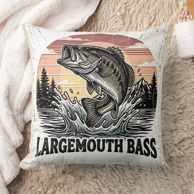 Almofada Pesca de Ruba ao Estilo Antigo (Cobertor)