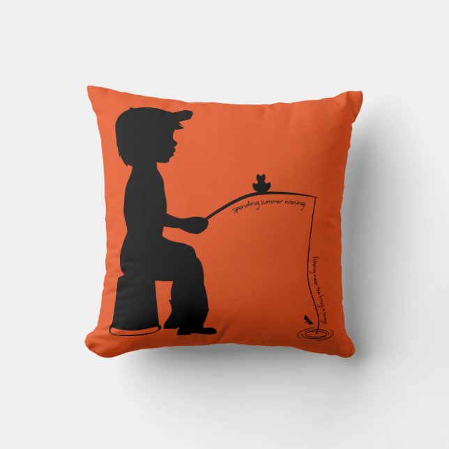 Almofada Pesca na noite (Frente)