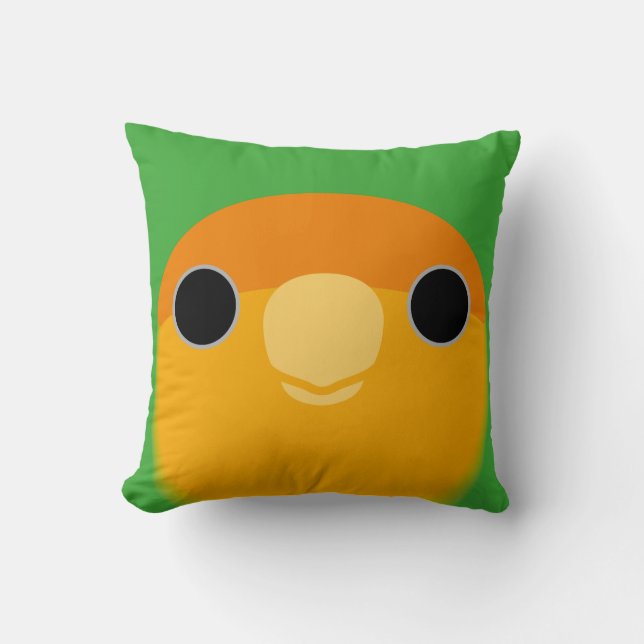 Almofada Pêssego revestido (Laranja) (Frente)
