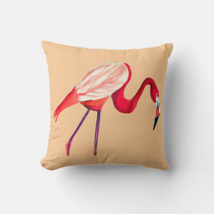 Almofada Pêssego rosa e bonecas japonesas aqua Kokeshi