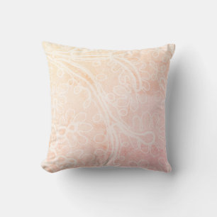 Almofada Pêssego Rosa Lace Bonito Menina Pastel Bebê