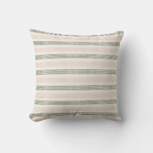 Almofada Pêssego Sage Moderno Minimalista Listra Boho