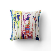 Pessoas africanas da arte em suas fases de vida