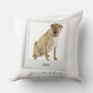 Almofada Pet Birthday Photo and Frame Personalizado