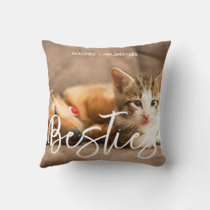 Almofada Pet Friends Dog Pai Cat Mamãe Dotou Foto de Bestie