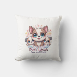 Almofada Pet Love Pure e Simples Travesseiro Cushion