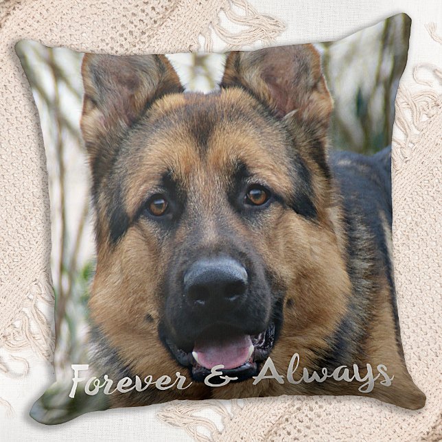Almofada Pet Memorial Custom Dog Photo Pet Perda (Criador carregado)