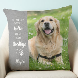 Almofada Pet Memorial Gift Foto Personalizada De Cão