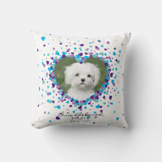 Almofada Pet Memorial Heart of Coloring Confetti