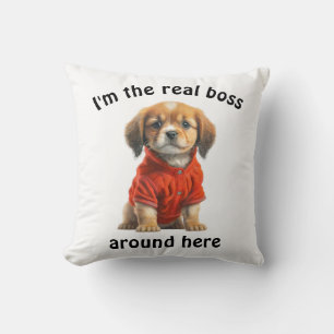 Almofada Pet Photo Boss Dog Personalizado