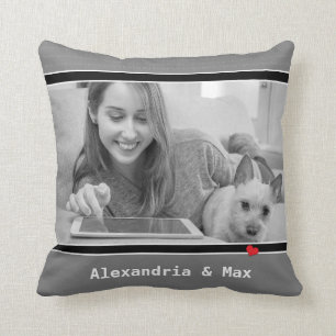 Almofada Pet Photo Love My Dog XOXO