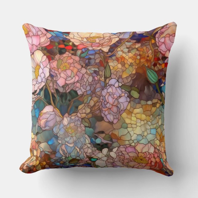 Almofada Pétalas de Vidro Botânico (Frente)