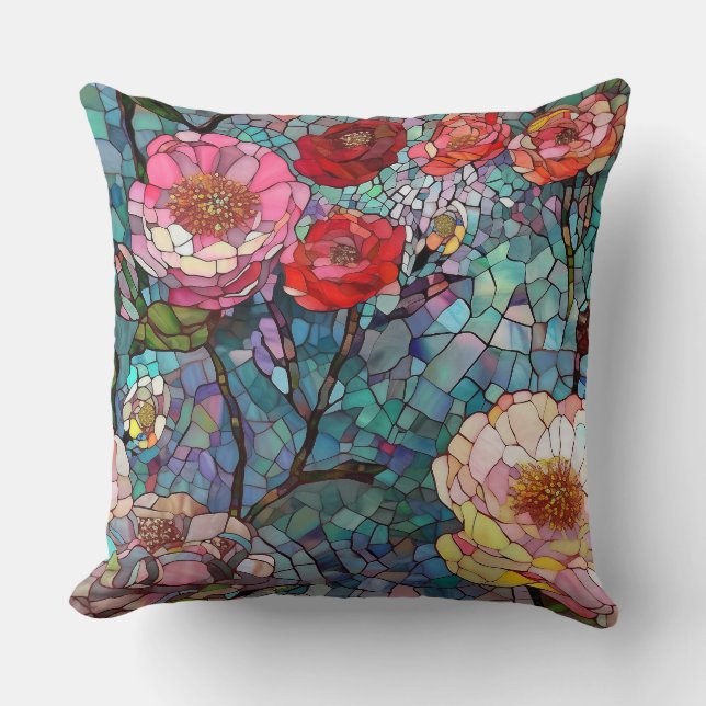 Almofada Pétalas de Vidro Botânico (Frente)