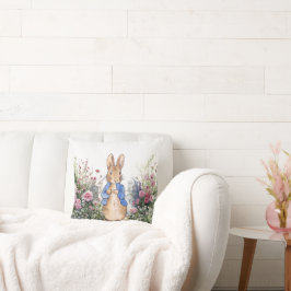 Almofada Peter o Coelho em seu jardim nº 2