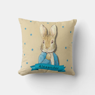 Almofada Peter Rabbit Carrots and Stars Boy Custom