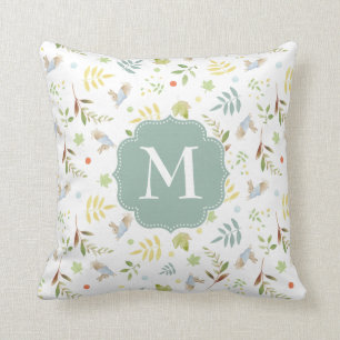 Almofada Peter Rabbit   Padrão De Aquarela Da Madeira