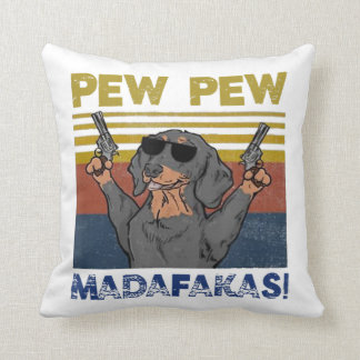 Almofada Pew Pew Madafakas Dachshund