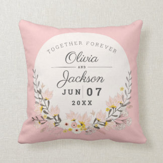Almofada Pia rosa-rosa-pincel de presente de aniversário de
