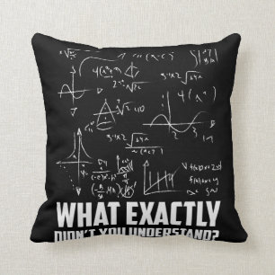 Almofada Piada Engraçado de Física Geek de Matemática