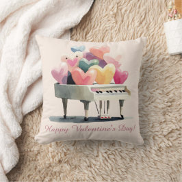 Almofada Piano de Corações de Amor