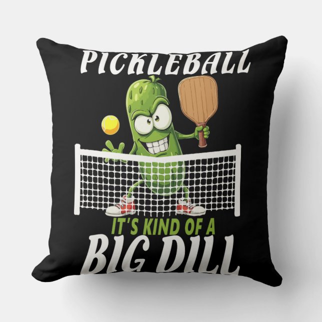 Almofada Pickle, é meio que um grande Dill Engraçado Paddle (Frente)