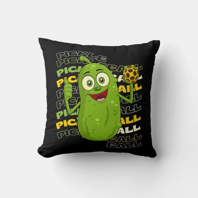 Almofada Pickle Power! Crianças de Bateria-Picelbola (Frente)