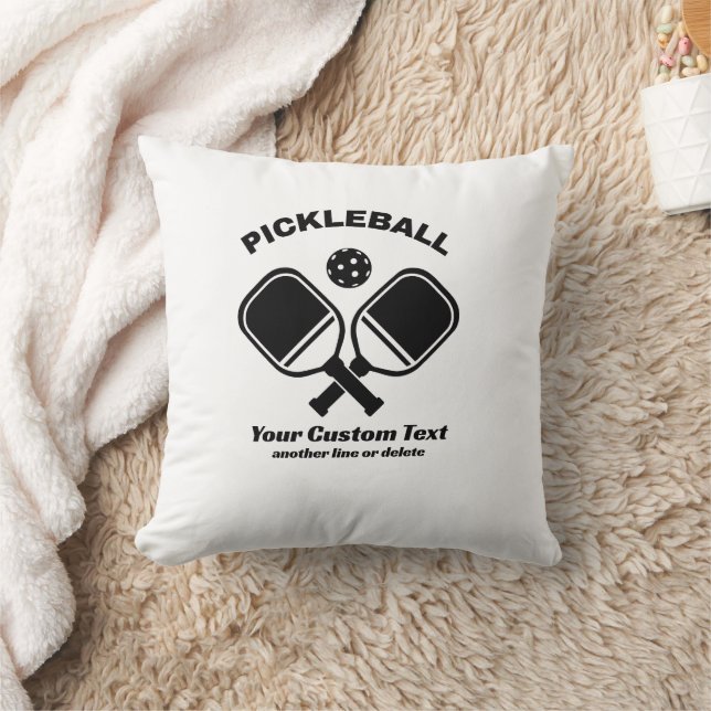 Almofada Pickleball Club Pickleball Paddle & Ball Personali (Cobertor)