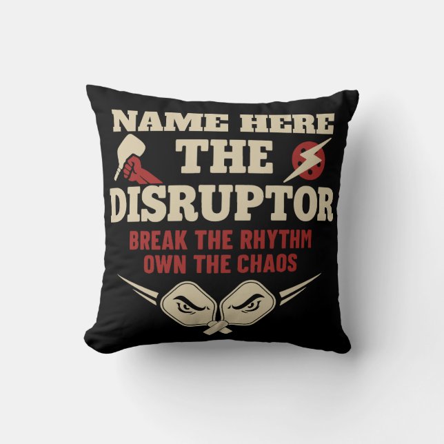 Almofada Pickleball Personalized Name The Disruptor Towel (Frente)