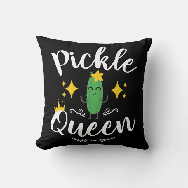 Almofada Picles Queen Women Pickles Lover (Frente)