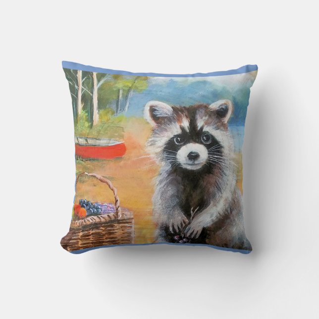 ALMOFADA PICNIC RACCOON (Frente)