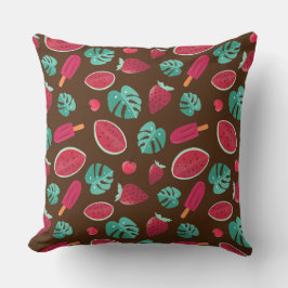 Almofada Picolé, cereja, morango e melancia