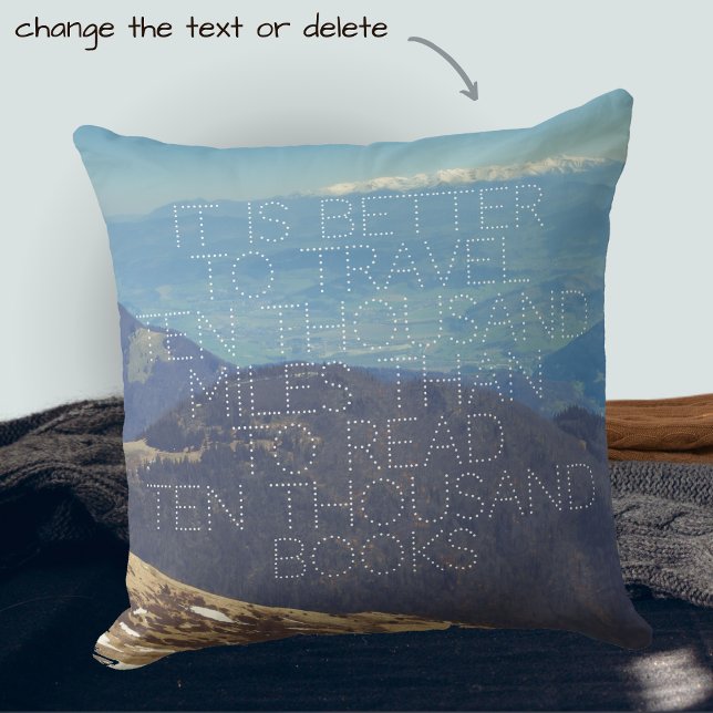 Almofada Picos de montanha com capa de neve (Criador carregado)