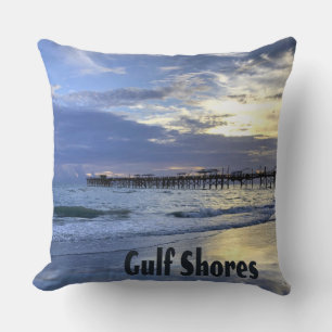 Almofada Pier Sunrise Praia do Alabama Shores