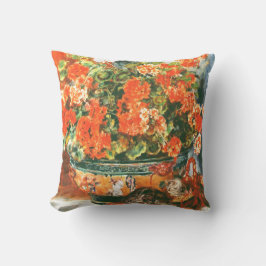 Almofada Pierre-Auguste Renoir Geraniums E Cats