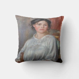 Almofada Pierre-Auguste Renoir - Jovem Mulher Sentada