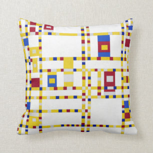 Almofada Piet Mondrian Broadway Boogie Woogie