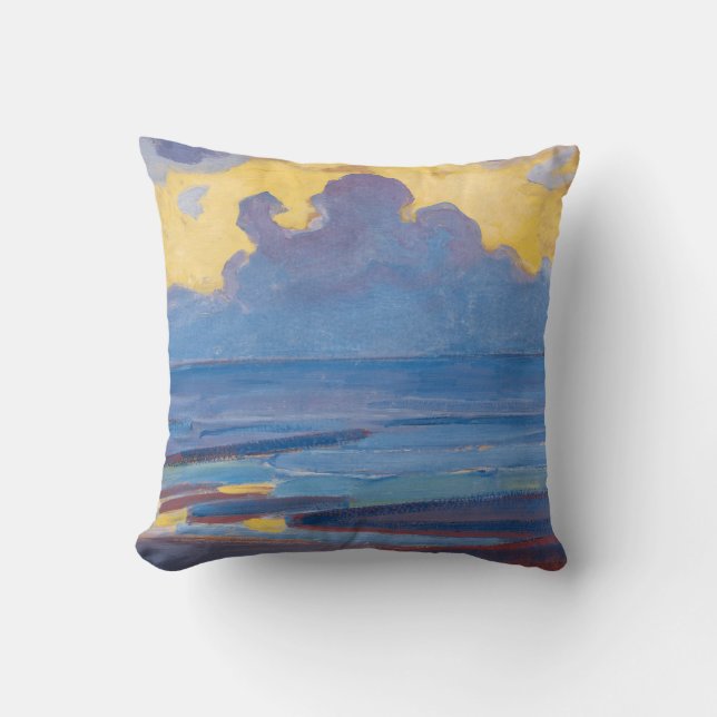 Almofada Piet Mondrian, Pelos Quadros Famosos do Mar (Frente)