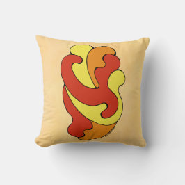 Almofada Pillo de projeção de curvas emblemáticas (amarelo,