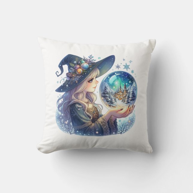 Almofada (Pillow) Bruxa Natalina (Frente)
