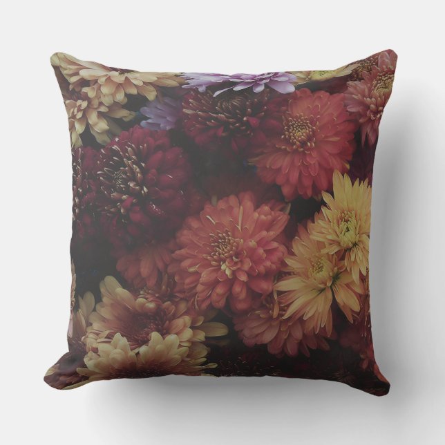 Almofada Pillow Colchão Noturno de Crisântemo da Colheita (Frente)