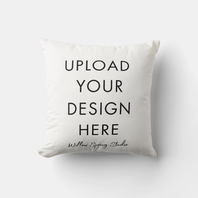 Almofada Pillow de acento simples faça-você-mesmo Sua Obra  (Frente)