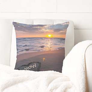 Almofada Pillow de Arremesso Personalizado Coração Casal Pô