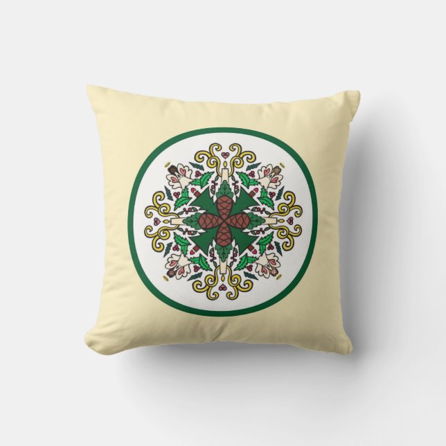 Almofada Pillow Férias Anjo Pinha  (Frente)