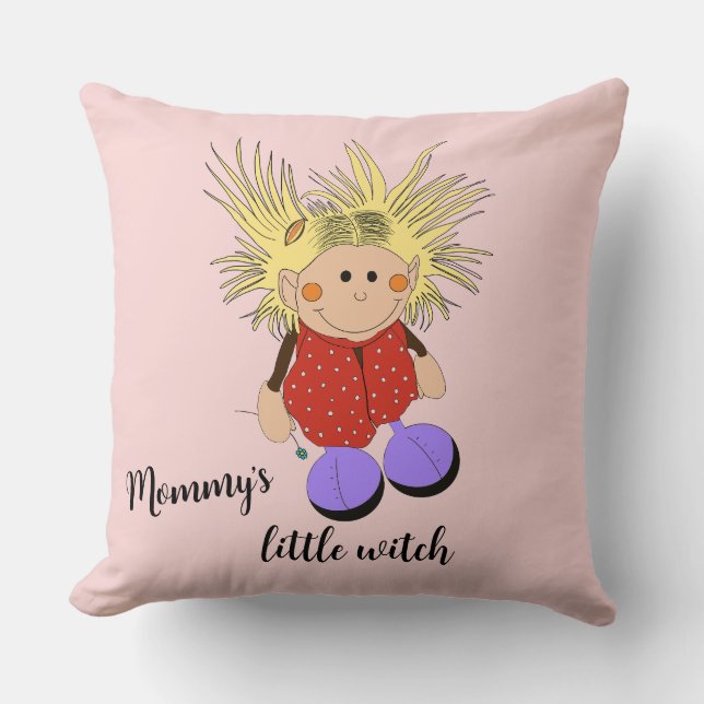 Almofada Pillow from the "little witch" series (Frente)