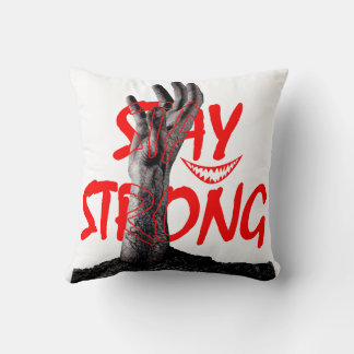 Almofada Pillow : Stay Strong Motivational Quote Design
